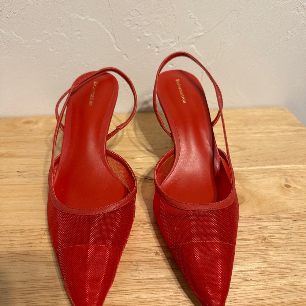 Reformation Whitney Slingback Heels - Picture 2 of 3